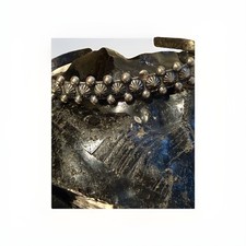 Fred Harvey era Stamped Native Tourist Nickel Silver Cuff Bracelet STACKER - Additional view 2