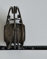VTG 1940s Navajo Cuff Bracelet Fred Harvey Era Petrified Wood Native American SS - Additional view 10