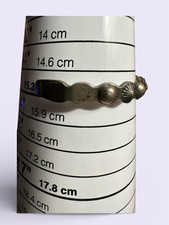 VTG Sterling Scallop Sunburst Cuff Bracelet Fred Harvey Style Boho Chic 6” - Additional view 5