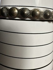 VTG Sterling Scallop Sunburst Cuff Bracelet Fred Harvey Style Boho Chic 6” - Additional view 6