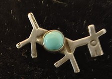 1930's Fred Harvey Deer Pin Sterling Native American American Navajo Horse - Additional view 2