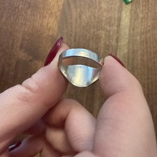vintage Fred Harvey Era sterling silver Thunderbird ring Size 7.5 - Additional view 7
