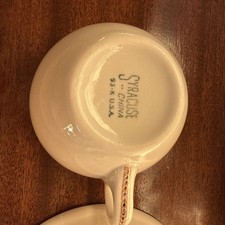Fred Harvey Webster Cup & Saucer Restaurant Ware By Syracuse China - Additional view 6