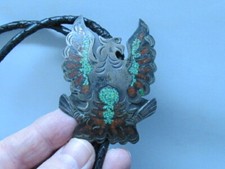 fred harvey era turquoise bolo tie - Additional view 1