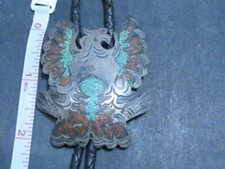 fred harvey era turquoise bolo tie - Additional view 2