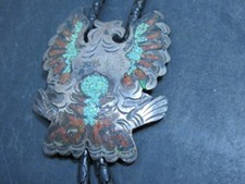 fred harvey era turquoise bolo tie - Additional view 9