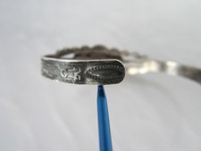 ANTIQUE FRED HARVEY NAVAJO THE JOURNEY OF LIFE STERLING TURQUOISE BRACELET - Additional view 11