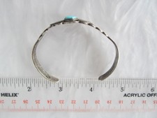 ANTIQUE FRED HARVEY NAVAJO THE JOURNEY OF LIFE STERLING TURQUOISE BRACELET - Additional view 16