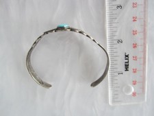 ANTIQUE FRED HARVEY NAVAJO THE JOURNEY OF LIFE STERLING TURQUOISE BRACELET - Additional view 17