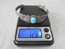 ANTIQUE FRED HARVEY NAVAJO THE JOURNEY OF LIFE STERLING TURQUOISE BRACELET - Additional view 5