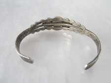 ANTIQUE FRED HARVEY NAVAJO THE JOURNEY OF LIFE STERLING TURQUOISE BRACELET - Additional view 9