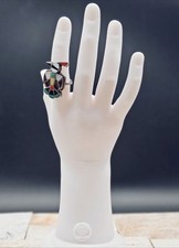 Vintage Zuni Sterling Silver THUNDERBIRD Ring | Fred Harvey ERA Size 6 Old pawn - Additional view 4