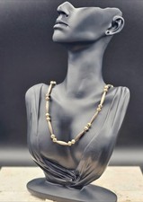 RARE ViNTAGE Fred Harvey Sterling Handmade Navajo Bead Necklace Earrings SET - Additional view 3