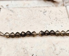 RARE ViNTAGE Fred Harvey Sterling Handmade Navajo Bead Necklace Earrings SET - Additional view 4