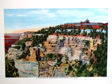 Vintage FRED HARVEY Grand Canyon National Park Art Print PortfoliIo-$17.95 EACH - Additional view 11