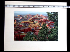 Vintage FRED HARVEY Grand Canyon National Park Art Print PortfoliIo-$17.95 EACH - Additional view 4