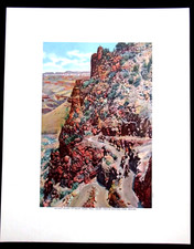 Vintage FRED HARVEY Grand Canyon National Park Art Print PortfoliIo-$17.95 EACH - Additional view 8