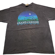 VTG Fred Harvey Trading Grand Canyon Arizona Men's XL Wilderness Made in USA 90s