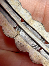 Fred Harvey Era Bracelet Snakes Horseshoe Hammered Souvenir Southwest - Additional view 5