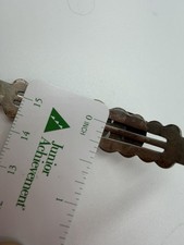 Fred Harvey Era Bracelet Snakes Bird Turquoise Blue Stamped Souvenir Southwest - Additional view 7