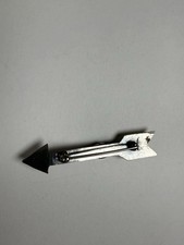 vintage Native American Fred Harvey era sterling silver turquoise arrow pin - Additional view 4