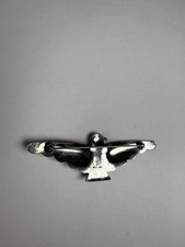 Vintage Navajo Fred Harvey Era Sterling Silver Thunderbird With Tuquoise Stone - Additional view 5