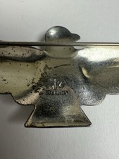 Vintage Navajo Fred Harvey Era Sterling Silver Thunderbird With Tuquoise Stone - Additional view 7