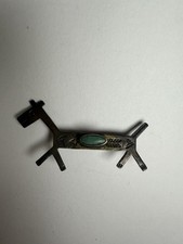 Vintage Navajo Fred Harvey Era Sterling Silver Brooch Pin Dog - Additional view 2