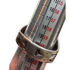 Fred Harvey Era Sterling Silver Abalone Mother Of Pearl Ring Zuni Navajo - Additional view 11