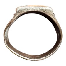 Fred Harvey Era Sterling Silver Abalone Mother Of Pearl Ring Zuni Navajo - Additional view 4