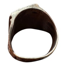 Fred Harvey Era Sterling Silver Abalone Mother Of Pearl Ring Zuni Navajo - Additional view 5