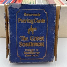 Souvenir Fred Harvey Playing Cards The Great Southwest Original Box Cards Clean