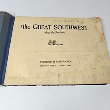 1927 The Great Southwest Along th Santa Fe Fred Harvey PB Picture Book 9th Ed - Additional view 4