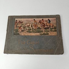 1927 The Great Southwest Along th Santa Fe Fred Harvey PB Picture Book 9th Ed