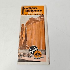 1930 Indian Detours Fred Harvey Santa Fe Railroad Southwest Brochure Pamphlet