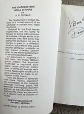 SIGNED The Southwestern Indian Detours D H Thomas 1978 Fred Harvey Santa Fe - Additional view 3