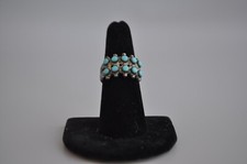 Old Pawn Fred Harvey Navajo Sterling Silver Ring - Size 6 3/4 - Additional view 3