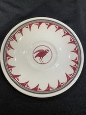 Saucer Plate 6" Ancient Mimbreno Indian Designs Sante Fe Dining Car Replica