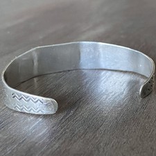 Vtg Fred Harvey Era Sterling Silver Cuff Native American Thunderbird Turquoise - Additional view 8