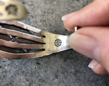 Maisels Sterling 925 Fred Harvey Era Green Turquoise Stamped Cuff Bracelet - Additional view 3