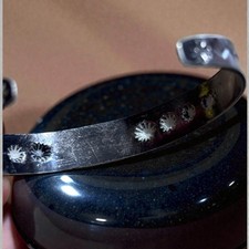 Vintage Fred Harvey Sterling Silver American Indian Thunderbird Cuff Bracelet - Additional view 9