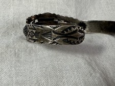 VTG Navajo Sterling Fred Harvey Era Turquoise Cuff Bracelet - Additional view 2