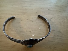 Vintage FRED HARVEY ERA NAVAJO Turquoise Sterling Bracelet - Additional view 1