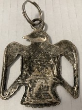 Vintage Fred Harvey Pot Metal Southwest Thunderbird Eagle Pendant 2 1/8