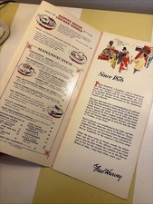 Fred Harvey House Menu 1960s Low Prices MCM Santa Fe railroad Restaurant Travel - Additional view 1