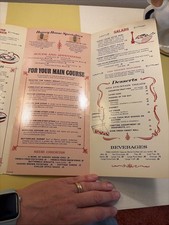 Fred Harvey House Menu 1960s Low Prices MCM Santa Fe railroad Restaurant Travel - Additional view 3
