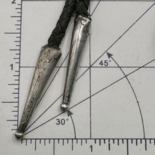 Papoose Baby Diné-Inspired Cradleboard Bolo Tie Fred Harvey Era Turquoise Silver - Additional view 10