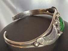 VTG Fred Harvey Era Southwest Sterling Silver Cuff Bracelet 15g 6 1/4 - Additional view 2