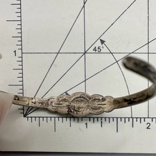 Native American Cuff Bracelet Fred Harvey Era Sterling Silver Turquoise Size 5 S - Additional view 5