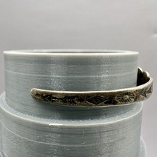 Native American Cuff Bracelet Fred Harvey Era Sterling Silver Turquoise Size 5 S - Additional view 10